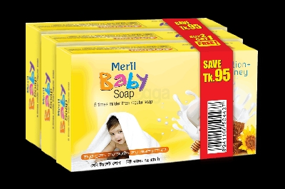 Picture of Meril Baby Soap Combo 75gm(B2G1 FREE)
