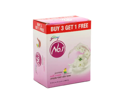 Picture of Godrej No. Jasmine Milk Cream Soap 100gm (B3G1