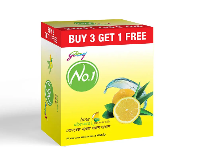 Picture of Godrej No.1 Lime aloevera Soap 100gm (B3G1 FREE)