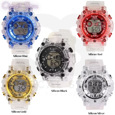 Picture of Silicon Boys Digital Sports Watch, Daily Life Fashionable Sports Watch For Men - Digital Watch - Couture - High-end