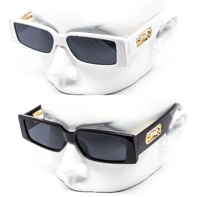 Picture of Tiny tiger Square Leopard Sunglasses For Men Women Luxury Samll Panther Rectangle Punk Sun Glasses Shades