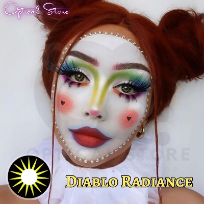 Picture of New Halloween Exclusive Cosplay HD34 Diablo Radiance Color Contact Lens With Regular Kit Box For Men & Women. 1pair Diablo Radiance Halloween Contact lens for Halloween Party,Cosplay & Costumes.Halloween Contact Lens. #diablo.radiance