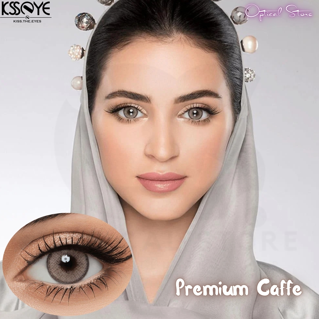 Picture of New Exclusive Ksseye Premium Caffe Color Contact Lens With Travel Kit Box For Men & Women. 1pair Ksseye Premium Caffe Color Contact Lens For Eye fashion,and Makeup. Ksseye Premium Contact Lens.#premium.caffe