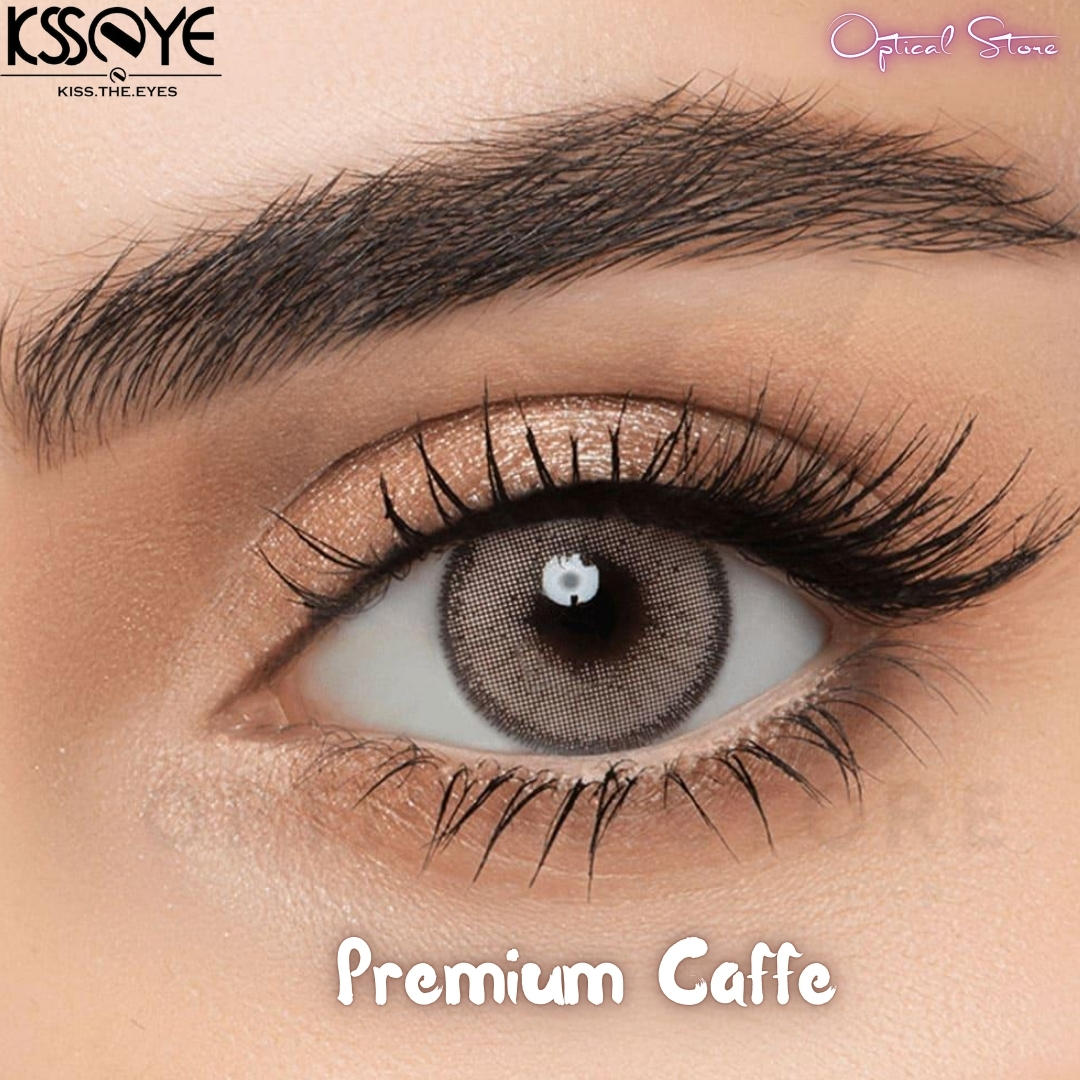 Picture of New Exclusive Ksseye Premium Caffe Color Contact Lens With Travel Kit Box For Men & Women. 1pair Ksseye Premium Caffe Color Contact Lens For Eye fashion,and Makeup. Ksseye Premium Contact Lens.#premium.caffe