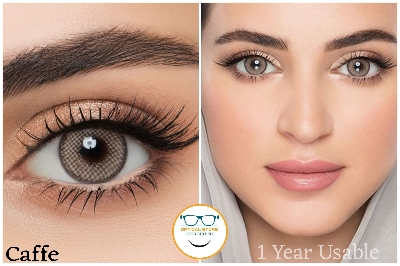Picture of New Exclusive Ksseye Premium Caffe Color Contact Lens With Travel Kit Box For Men & Women. 1pair Ksseye Premium Caffe Color Contact Lens For Eye fashion,and Makeup. Ksseye Premium Contact Lens.#premium.caffe