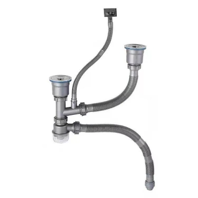 Picture of Hand Made Kitchen Sink Teka brand (Double Bowl 18x30-32")