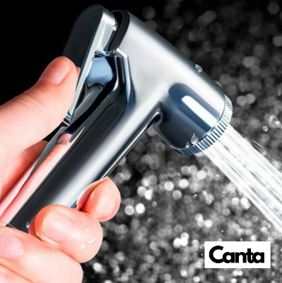 Picture of Durable Toilet Push Shower - Silver