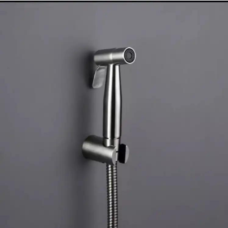 Picture of Barcelona Commode Push Shower Set Full Stainless Steel