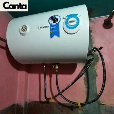 Picture of Geyser Pipe, Hose pipe QuickFlex Water Heater Connector, Water Heater Connector, Push-To-Connect, Copper, PEX, CPVC Corrugated SS Hose,24-inch, 304 Grade Stainless Steel Connection Pipe, (2 Pec. Set)