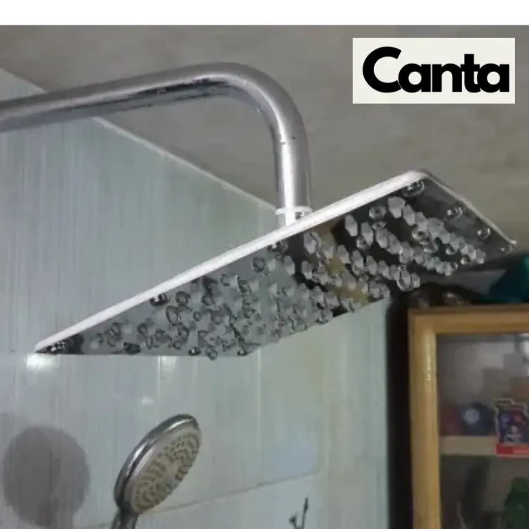 Picture of 8 Inch Moving Shower Set 12 inch Pipe SS build products China shower