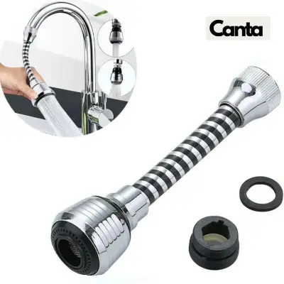 Picture of 360 Degree Adjustment Kitchen Faucet Extension Tube Bathroom Extension Water Tap Water Filter Foam Kitchen Faucet Accessories