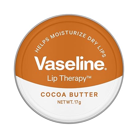 Picture of Vaseline Lip Tins Cocoa Butter, 17G|Infused With Cocoa Butter For Hydration & Glossy Shine, Transparent
