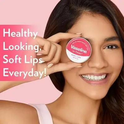 Picture of Vaseline Lip Tins Rosy Lips, 17 g | Provides Hydration, Sheer Pink Tint & Glossy Shine