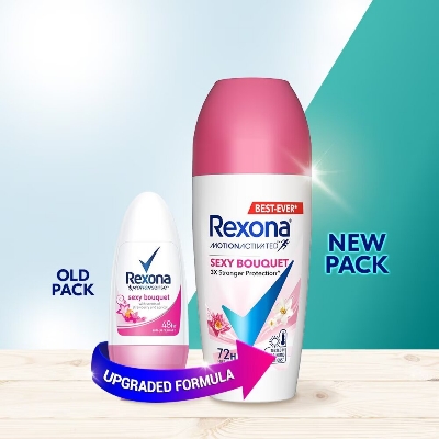 Picture of Rexona - Sxy Bouquet Deodorants Dry Roll On For Women - 45ml