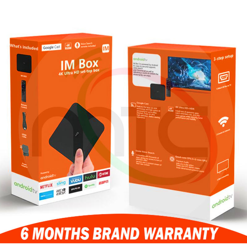 Picture of iM TV - Television Box  2GB 16GB android 10 4K Ultra HD Quad Core with Google Assistant