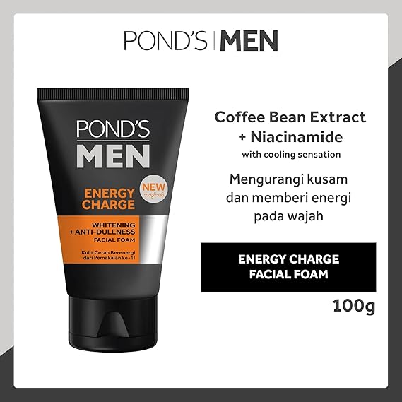 Picture of POND'S Men's Energy Bright Face Wash Coffee Beans Bright Skin, 100g