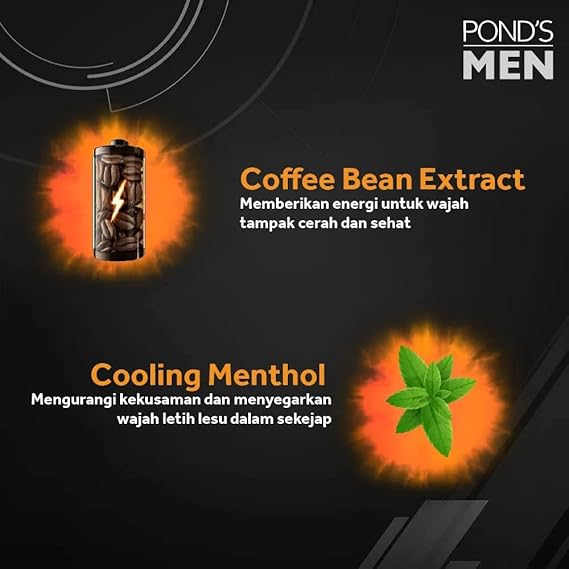 Picture of POND'S Men's Energy Bright Face Wash Coffee Beans Bright Skin, 100g