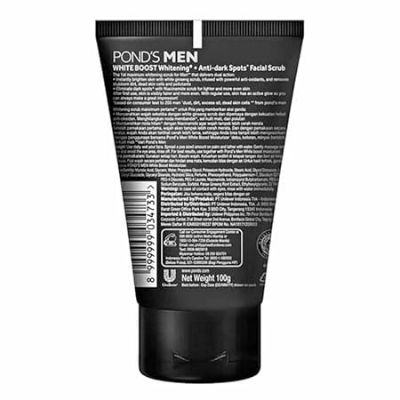 Picture of Pond's Men Bright Boost Brightening + Dark Spots Cleanser Facial Scrub Wash 100g