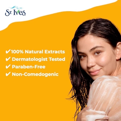 Picture of St. Ives Exfoliating Apricot Body Wash/Shower gel For Women| 100% Natural Extracts | Cruelty Free | Paraben Free - 650ml