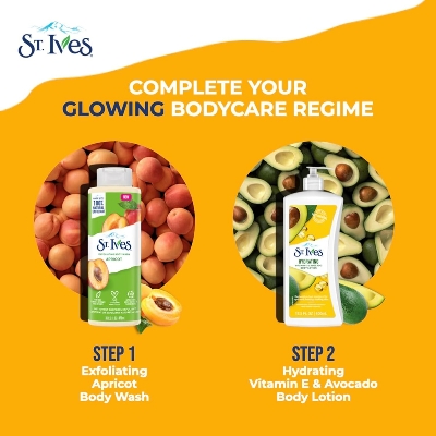 Picture of St. Ives Exfoliating Apricot Body Wash/Shower gel For Women| 100% Natural Extracts | Cruelty Free | Paraben Free - 650ml