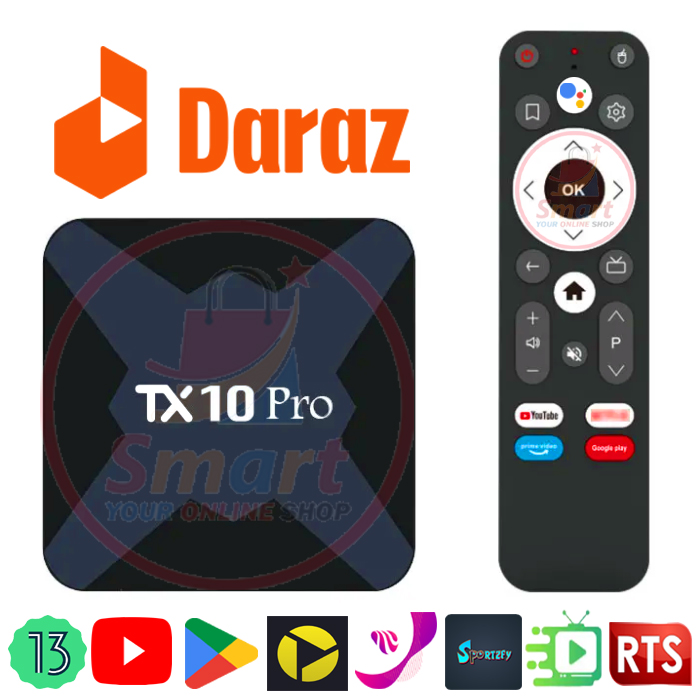 Picture of TX10 Pro Android TV - Television Box 8K Voice Remote