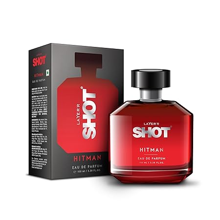 Picture of Layer'r Shot HitMan Eau De Parfum Long Lasting Premium EDP Fragrance With Oriental Scent (For Men - 100 ml Perfume)