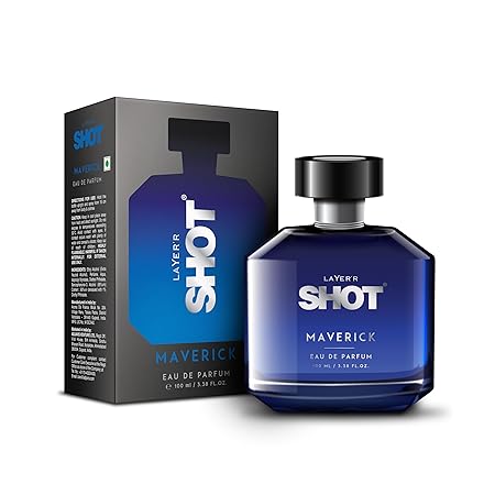 Picture of Layer'r Shot Maverick Eau De Parfum Long Lasting Luxurious EDP Aquatic Fragrance For Men -100ml Perfume)