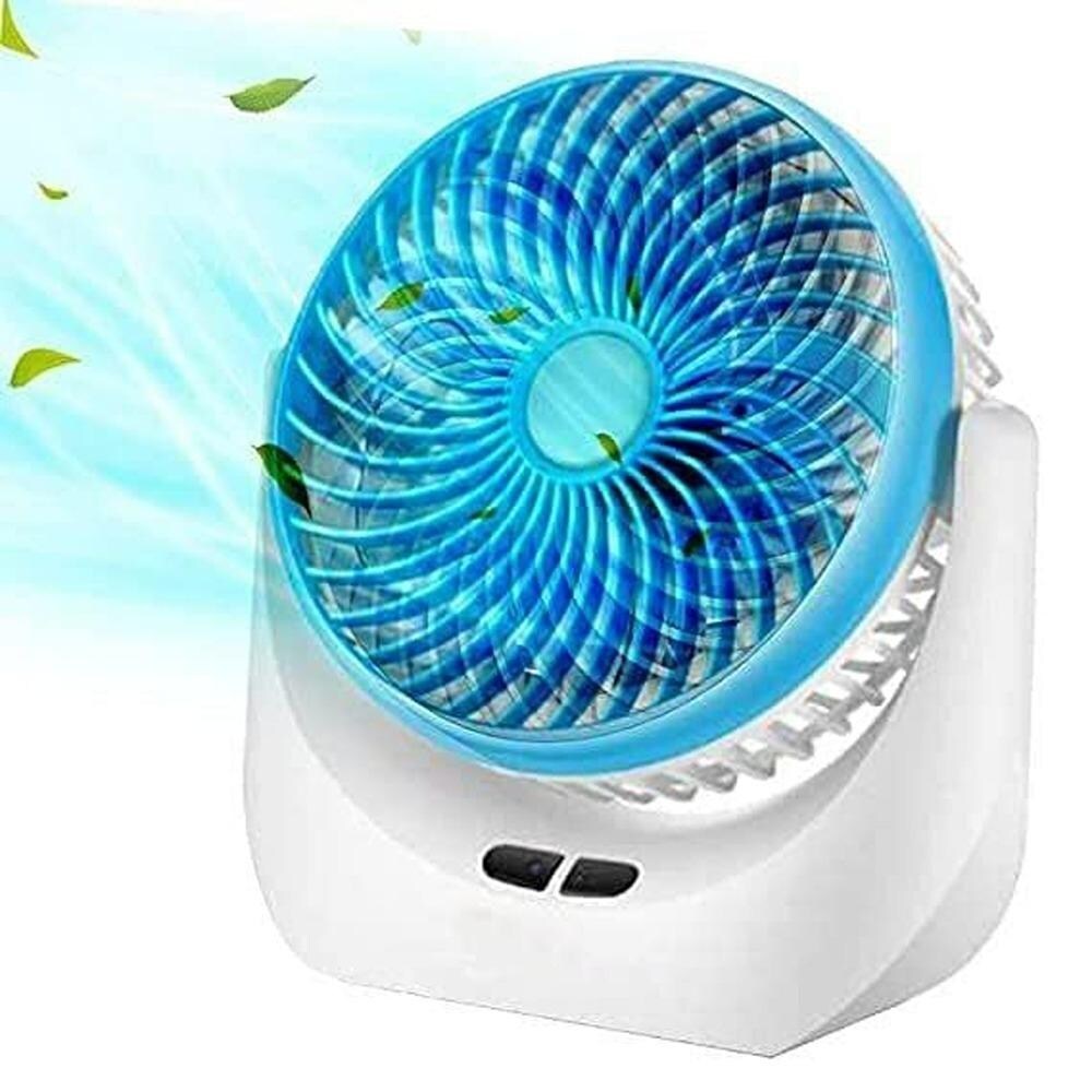 Picture of Lithium rechargeable mini table air cooling fan with LED light JY SUPER 1880 Battery Power - 2400 mAh Place of Origin: CHINA