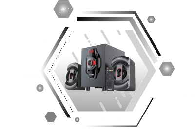 Picture of X Sound Speaker 2.1; X-Y272BT Bluetooth with Remote Control