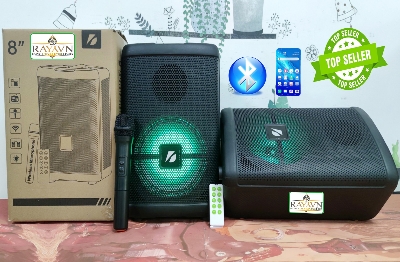 Picture of KTS 1279 Rechargeable, Portable, Karaoke Bluetooth Speaker with Remote and Wireless Microphone