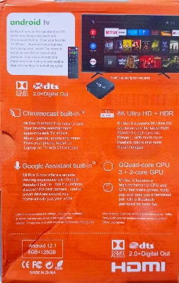 Picture of Mxq Pro 8K S Ultra HD 8GB/128GB