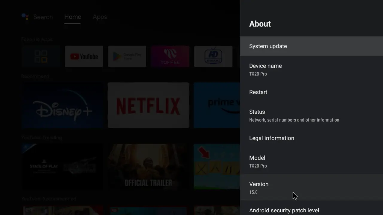 Picture of TX20Pro 12K Ultra HD 16GB/256GB Voice Remote