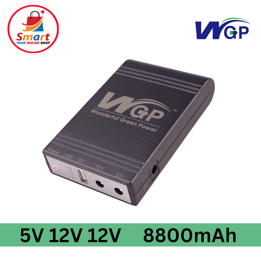 Picture of Mini UPS DC UPS for Router 8800mAh # 5/12/12V (Router, Onu, CC Camera, Etc) Update version