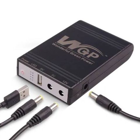 Picture of Mini UPS DC UPS for Router 8800mAh # 5/9/12V (Router, Onu, CC Camera, Etc) Update version