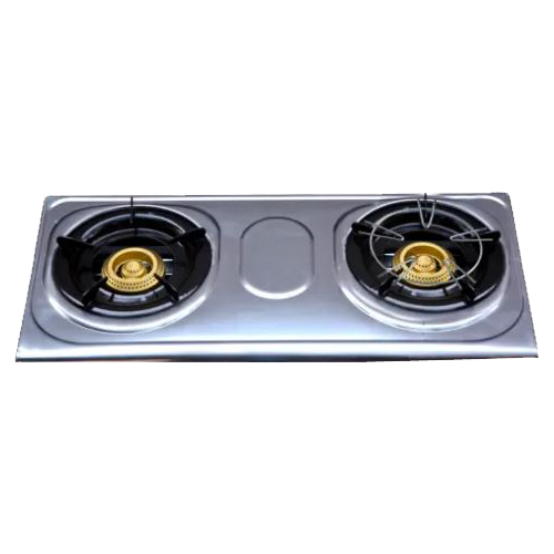 Picture of Rainbow Double Burner Stainless Steel Gas Stove