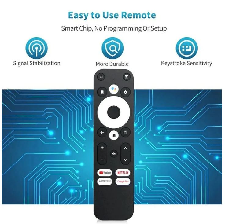 Picture of TX 10pro, Q5 Bluetooth Voice Remote, Voice Control Remote for TX 10pro, Q5 Android TV - Television Box. Imported From China