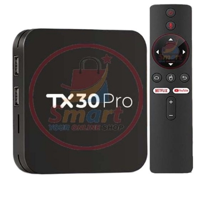 Picture of Android Smart TV - Television Box "TX30 Pro 12K ULTRA HD"  Voice Remote, Bluetooth, Free Dish Channel with Warranty"