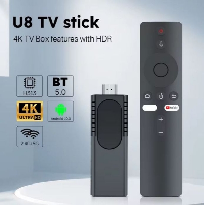 Picture of U8 TV - Television Stick 2.4G 5G Dual WIFI USB Smart Fire Lite Alexa Voice Remote TV - Television Stick 4k Android TV - Television Stick