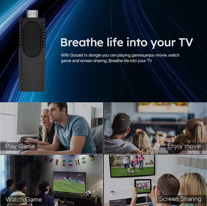 Picture of U8 TV - Television Stick 2.4G 5G Dual WIFI USB Smart Fire Lite Alexa Voice Remote TV - Television Stick 4k Android TV - Television Stick