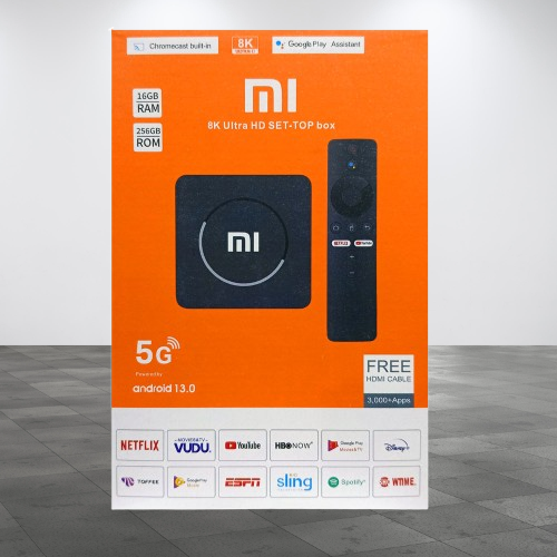 Picture of mi 8K ULTRA HD SET TOP BOX 16GB I 256GB I 5G I Android 13 Smart TV - Television BOX