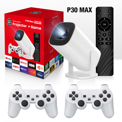 Picture of P30 Max Android Projector + 2 Game Console + 3000 Games