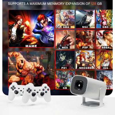 Picture of P30 Max Android Projector + 2 Game Console + 3000 Games