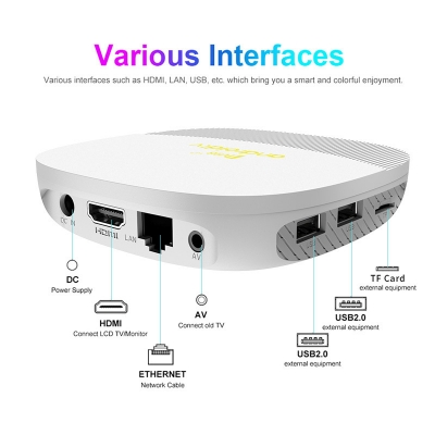 Picture of TV - Television98 ATV - Television MAX Android 14 TV - Television Box H313 2GB 16GB Wifi6 BT 4K Full HD AV1 Media Player