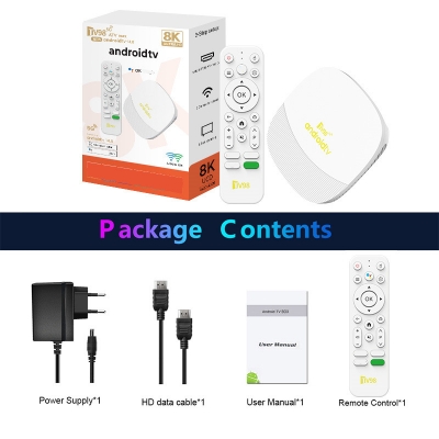 Picture of TV - Television98 ATV - Television MAX 2GB 16GB Android 14 TV - Television Box H313  Wifi6 BT 4K Full HD AV1 Media Player