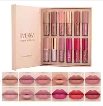 Picture of Handaiyan 12 Color Matte Liquid Long-Lasting  Lipstick Set