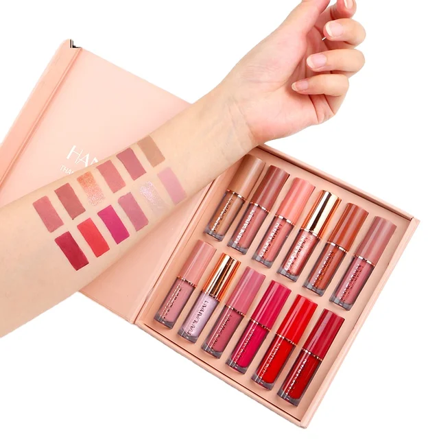 Picture of Handaiyan 12 Color Matte Liquid Long-Lasting  Lipstick Set