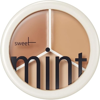 Picture of Sweet Mint Concealer Palette 3 Color Long lasting High Coverage concealer