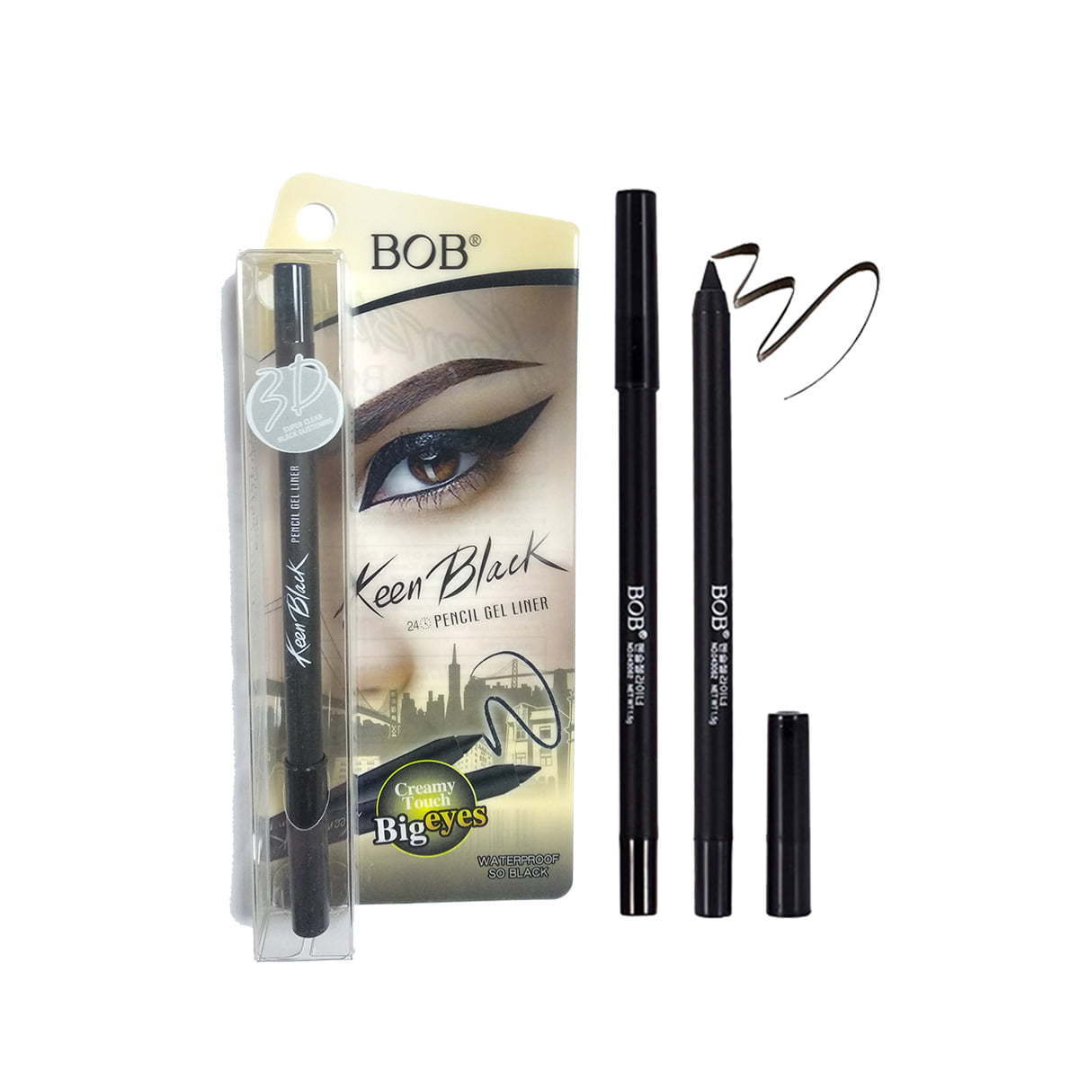 Picture of BOB Waterproof Pencil Kajal (Black)