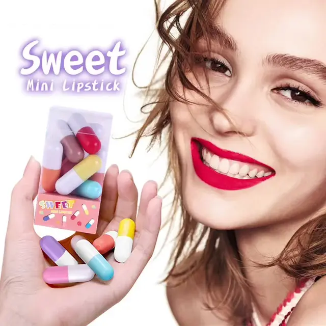 Picture of Sweet 6 pcs Capsule Velvet Lipstick -OT01