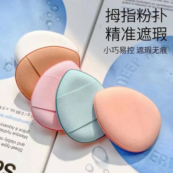 Picture of Finger Puff Sponge Makeup Mini Partial Concealer & Foundation Sponge(5 piece )